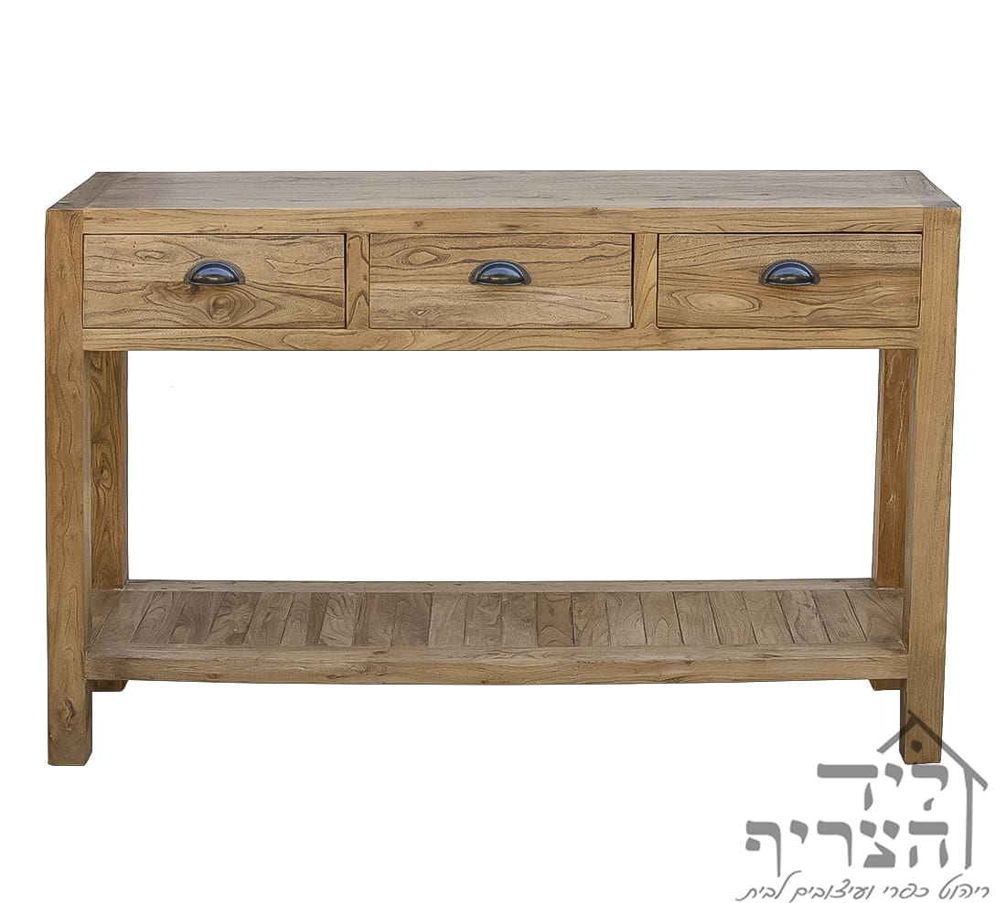 קונסולה כפרית מעץ מלא - עץ בוקיצה ישן- עץ ממוחזר - קונסולה עם מדפים - קונסולה כפרית - קונסולה לכניסה - מזנון טלוויזיה מעץ מלא - מזנון מעץ מלא - מזנון עם דלתות תריס - מזנון כפרי - ארונית מעץ מלא - ארונית עם דלתות תריס - מזנון מעץ מלא - ארונית לאמבטיה צמעץ מלא -שולחן עגול נפתח - שולחן אוכל נפתח - שולחן אוכל מעץ - שולחן נפתח מעץ מלא - שולחן אבירים - שולחן כפרי - עץ בוקיצה - עץ ממוחזר. כיסא איקס. כיסא אוכל עם גב איקס. ליד הצריף, גדרה - ריהוט כפרי - פינות אוכל - כיסאות אוכל, כיסאות בר, שידות, קונסולות. חנות היבואן. הבילויים 15, גדרה . טל: 08-8598173